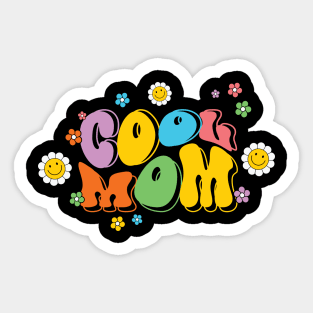 Cool Mom Retro Mama Sticker